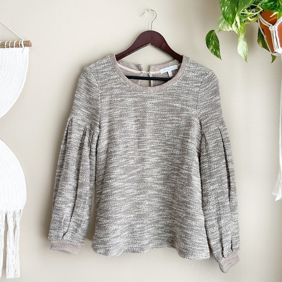 Anthropologie Eri + Ali Balloon Sleeve Top - Picture 1 of 4